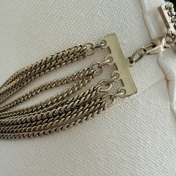 ✨ Vintage Multi-Strand Gold Tone Statement Necklace ✨ - Picture 7 of 10